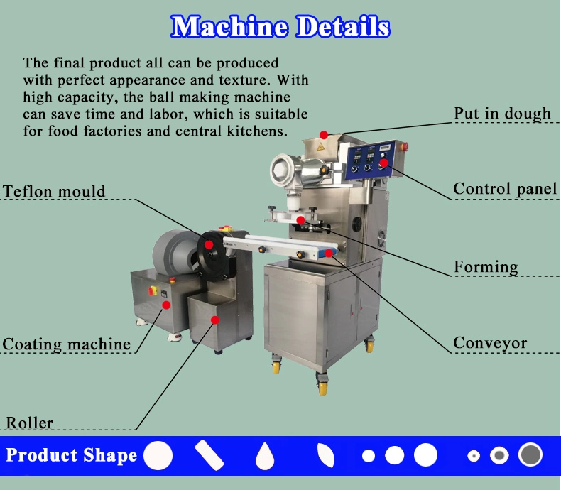 Factory Price Coconuts Ball/Energy Ball/Date Ball/Meat Ball Extrustion Machine/Fish Yolk Ball Extrusting Machine/Food Machine /Protein Ball Making Machine