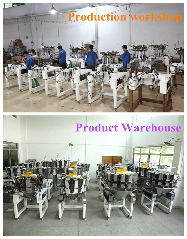 Pillow Gusset Bag Frozen Fish Balls Vertical Packing Machine with Multi Head Combination Weigher