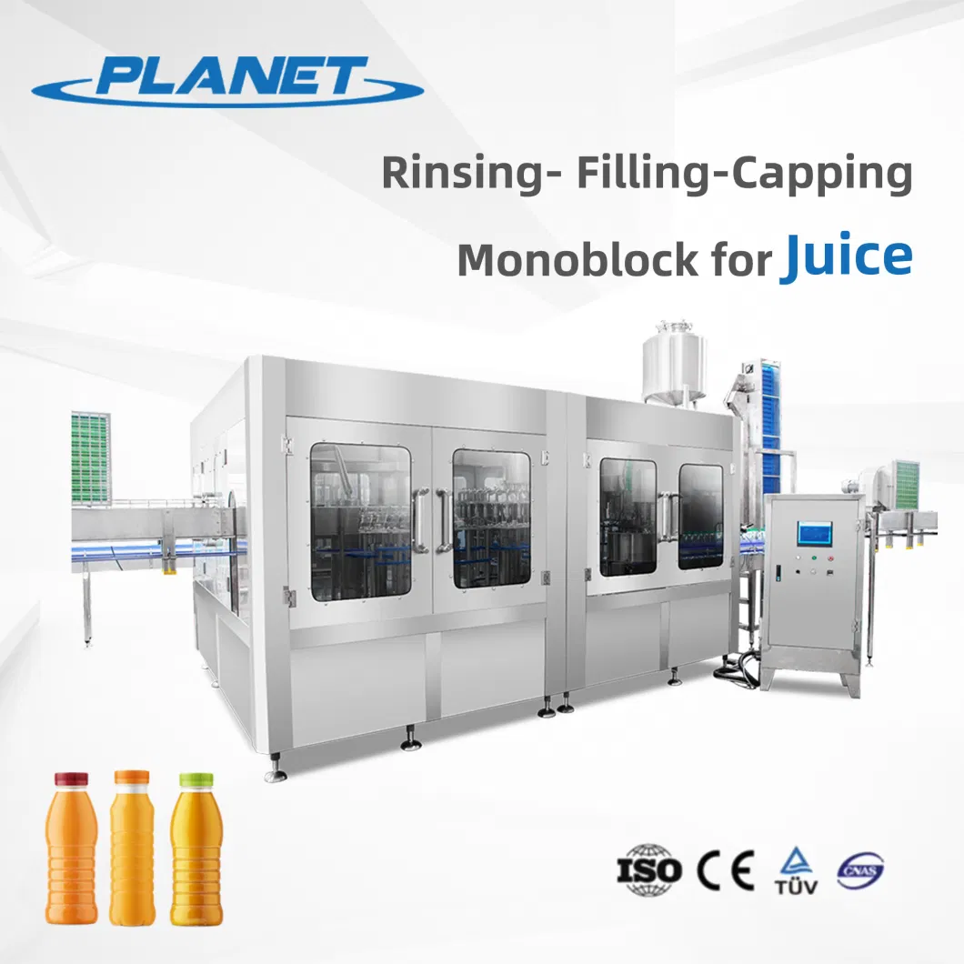 Small Bottle 0.25L to 1.5L Turnkey Project Juice Filling Machine and High Pressure Food Processing Equipment for Fruit Juice Making Factory